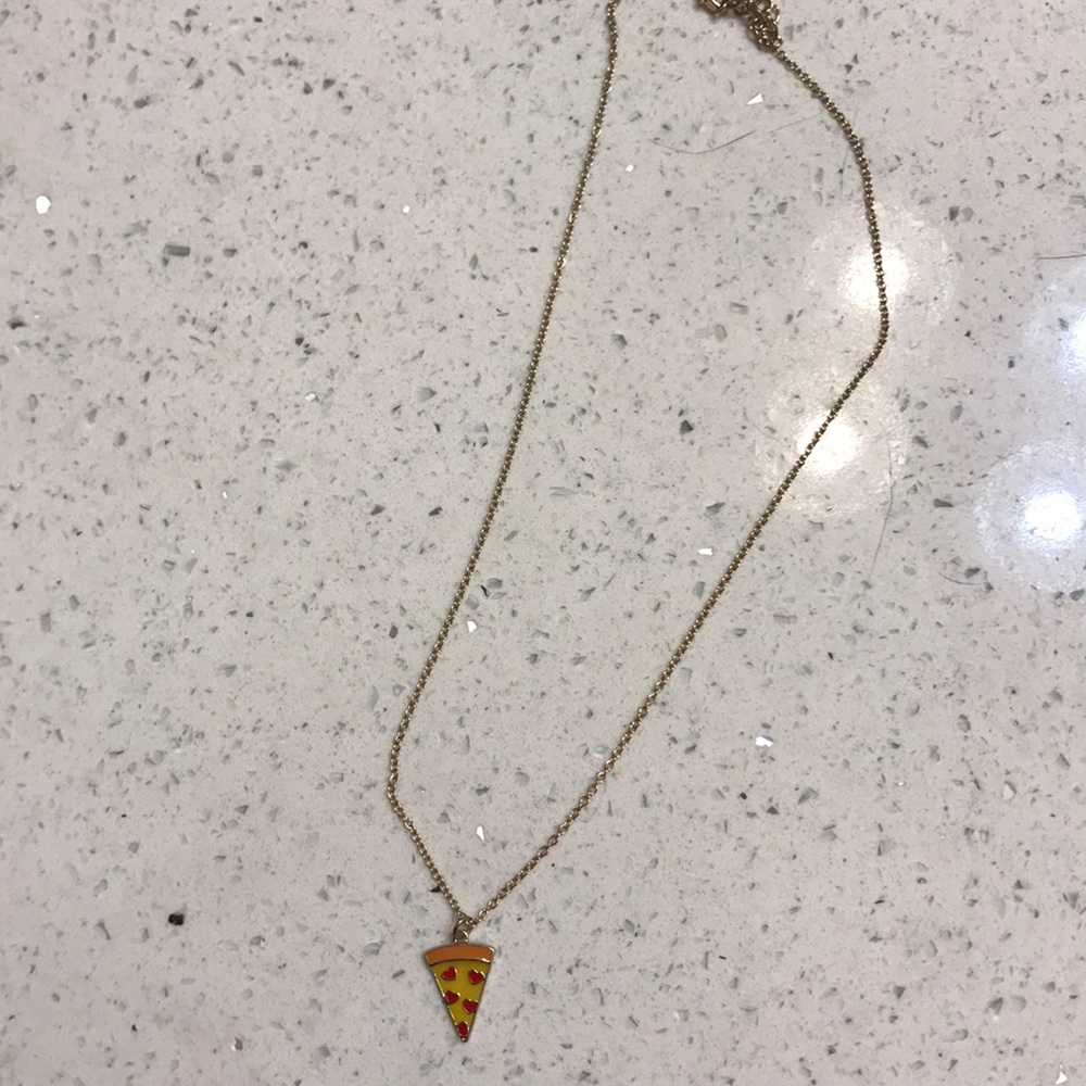 Pizza necklace